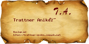 Trattner Anikó névjegykártya